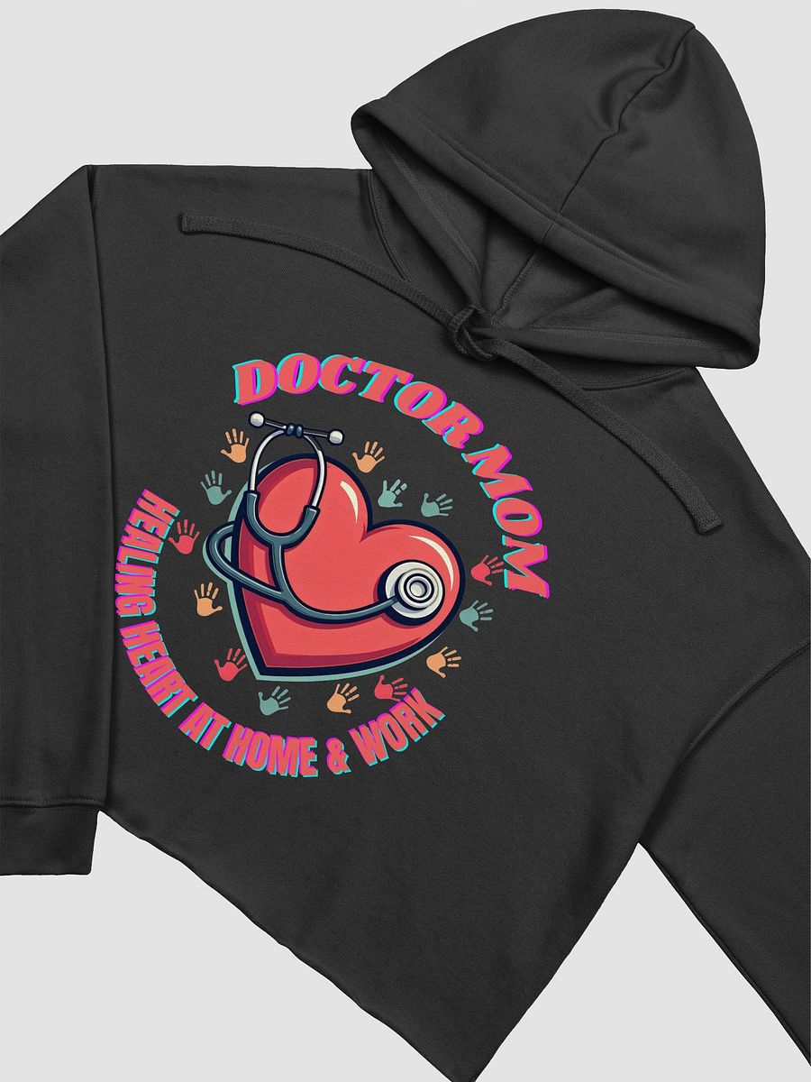 Healing Heart Doctor Mom Crop Hoodie product image (22)