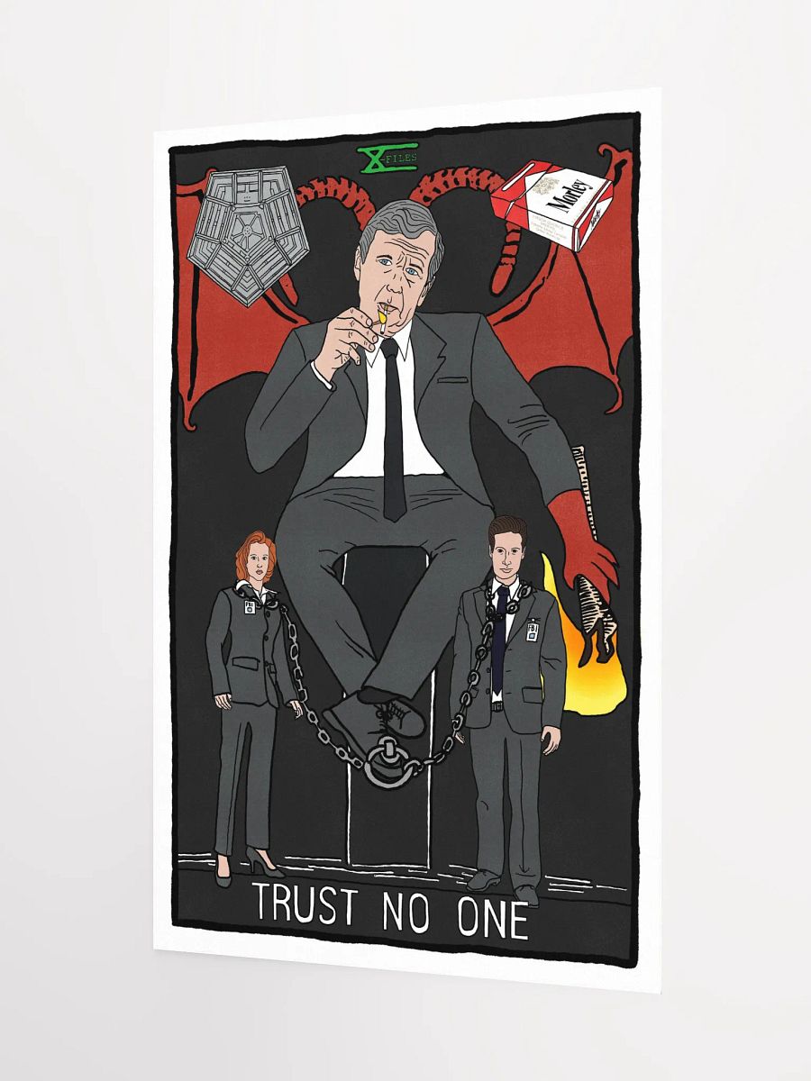 The Cigarette Smoking Man Devil Tarot Card Print product image (3)