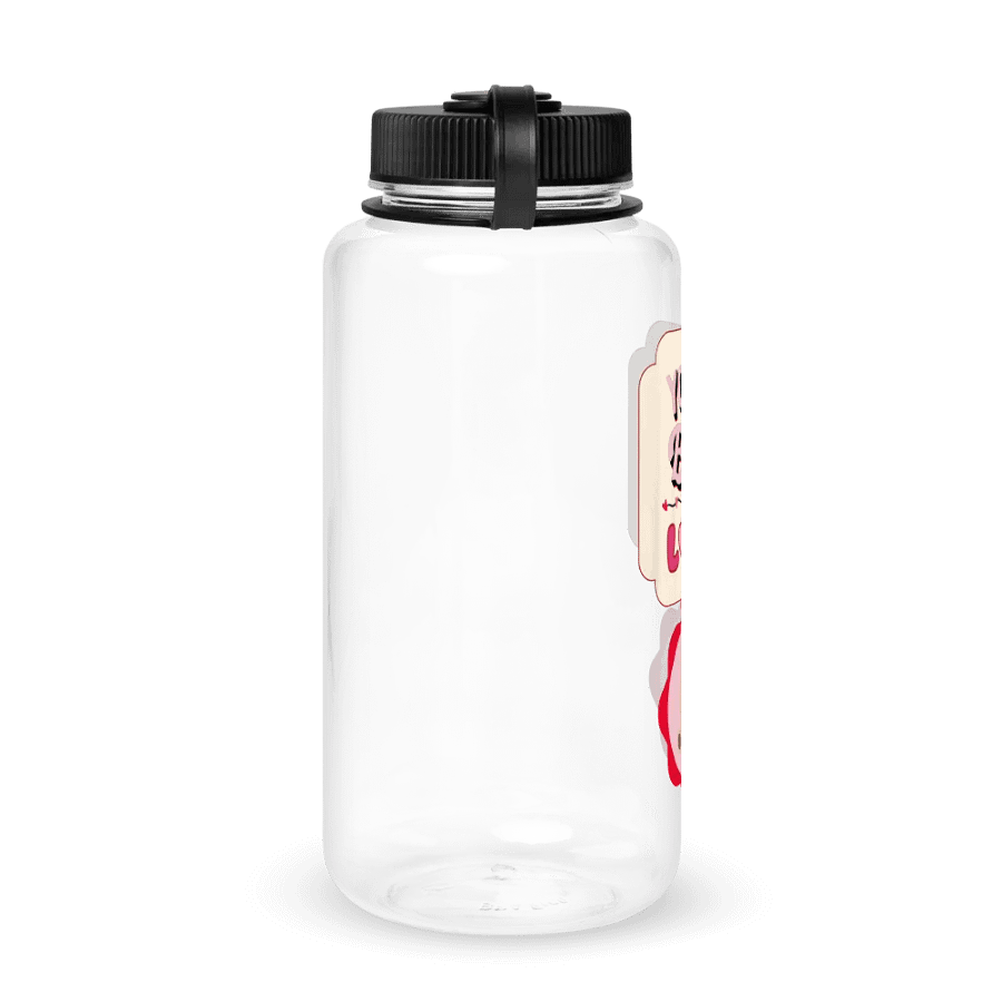 Teddy Love Wide Mouth Plastic Water Bottle (Best gift for Females) product image (4)