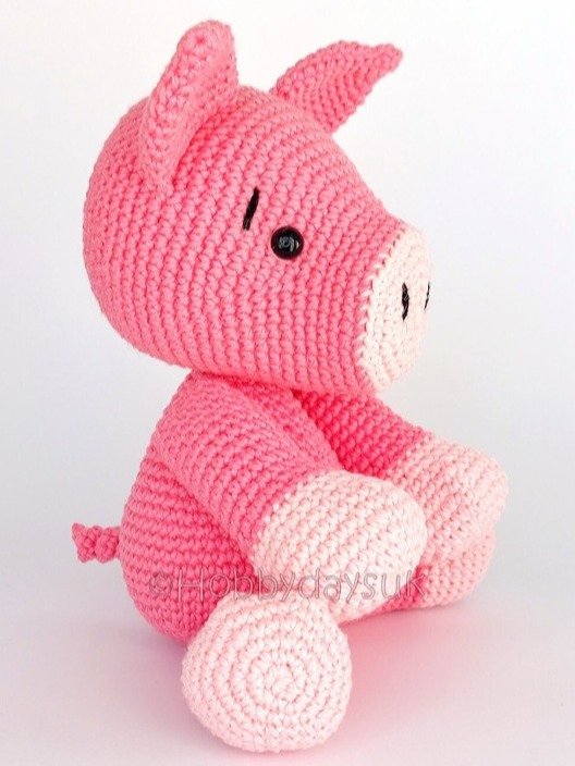 USA PATTERN - Amigurumi Crochet Pig product image (2)