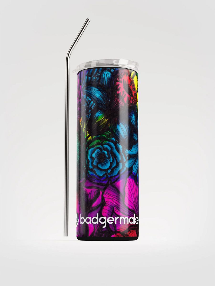 BadgerMakes Tie-dye 20oz Tumbler w/ Straw product image (3)
