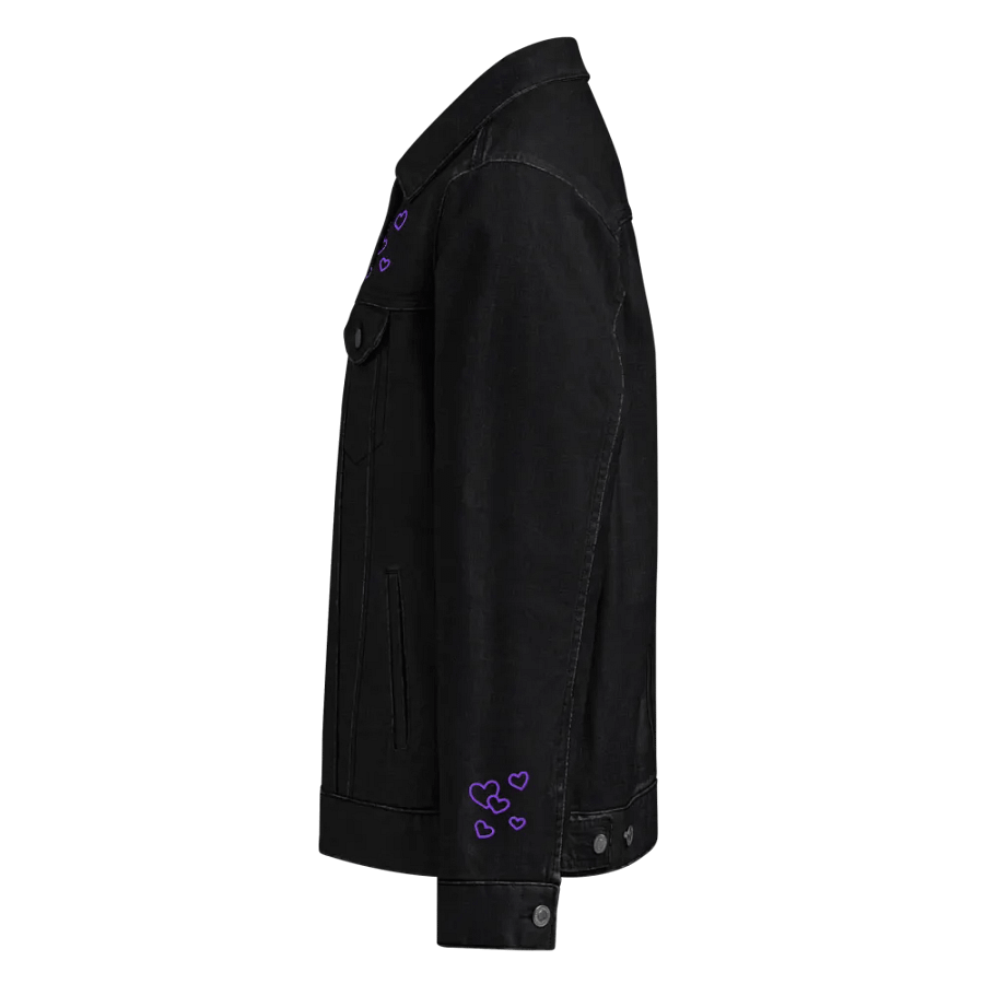 Purple Heartbeat Denim Jacket product image (5)