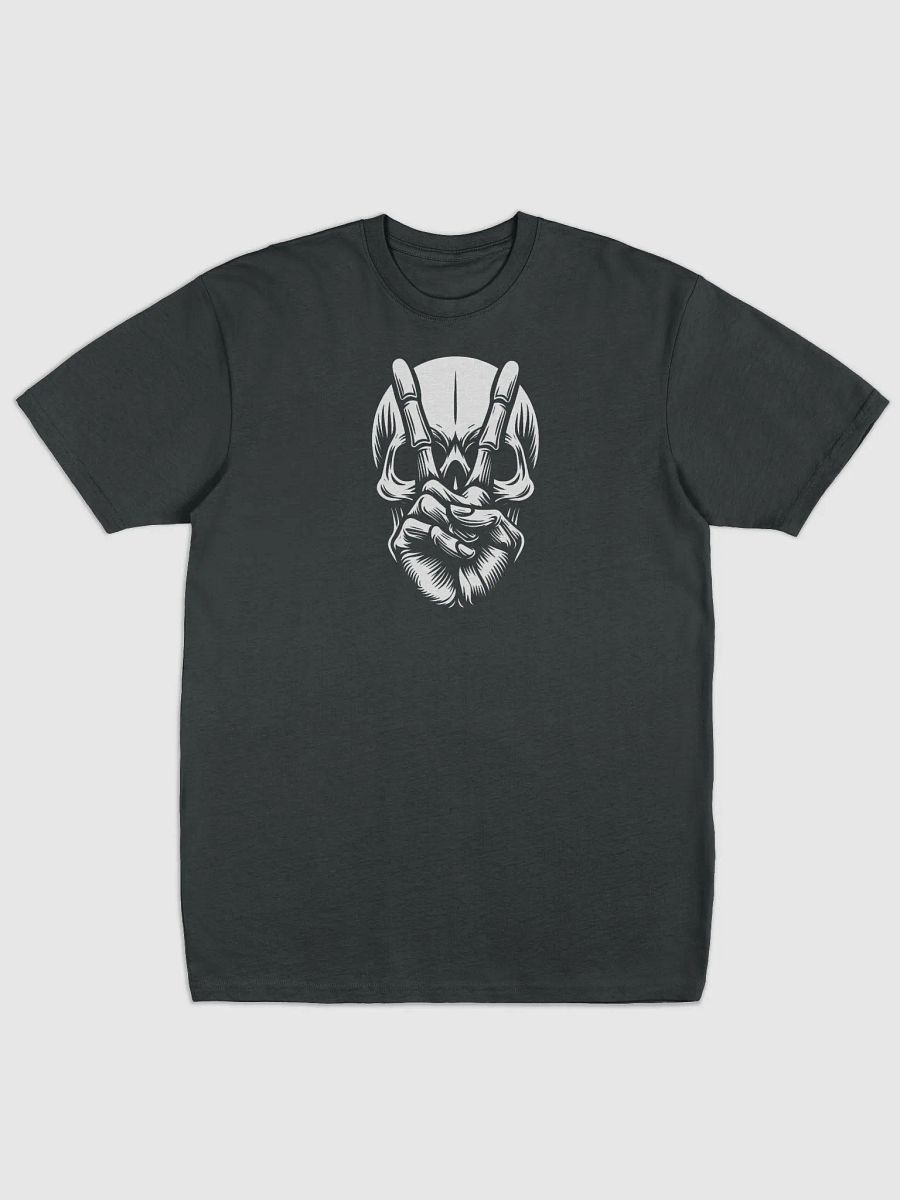 Soundwave Skull Men's Tee | AI Design peace skull image product image (2)