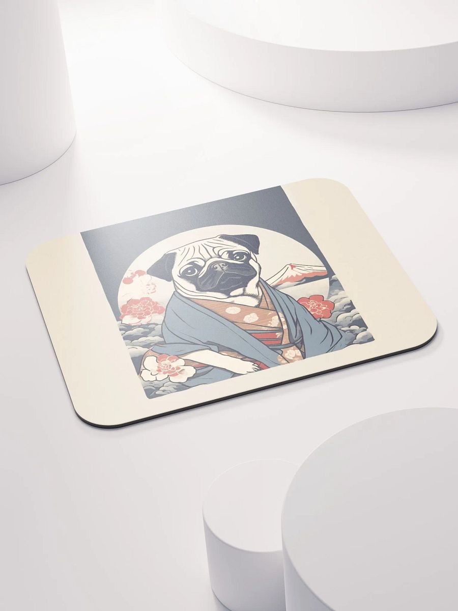 Pug Ukiyo-e Style Mouse Pad product image (5)