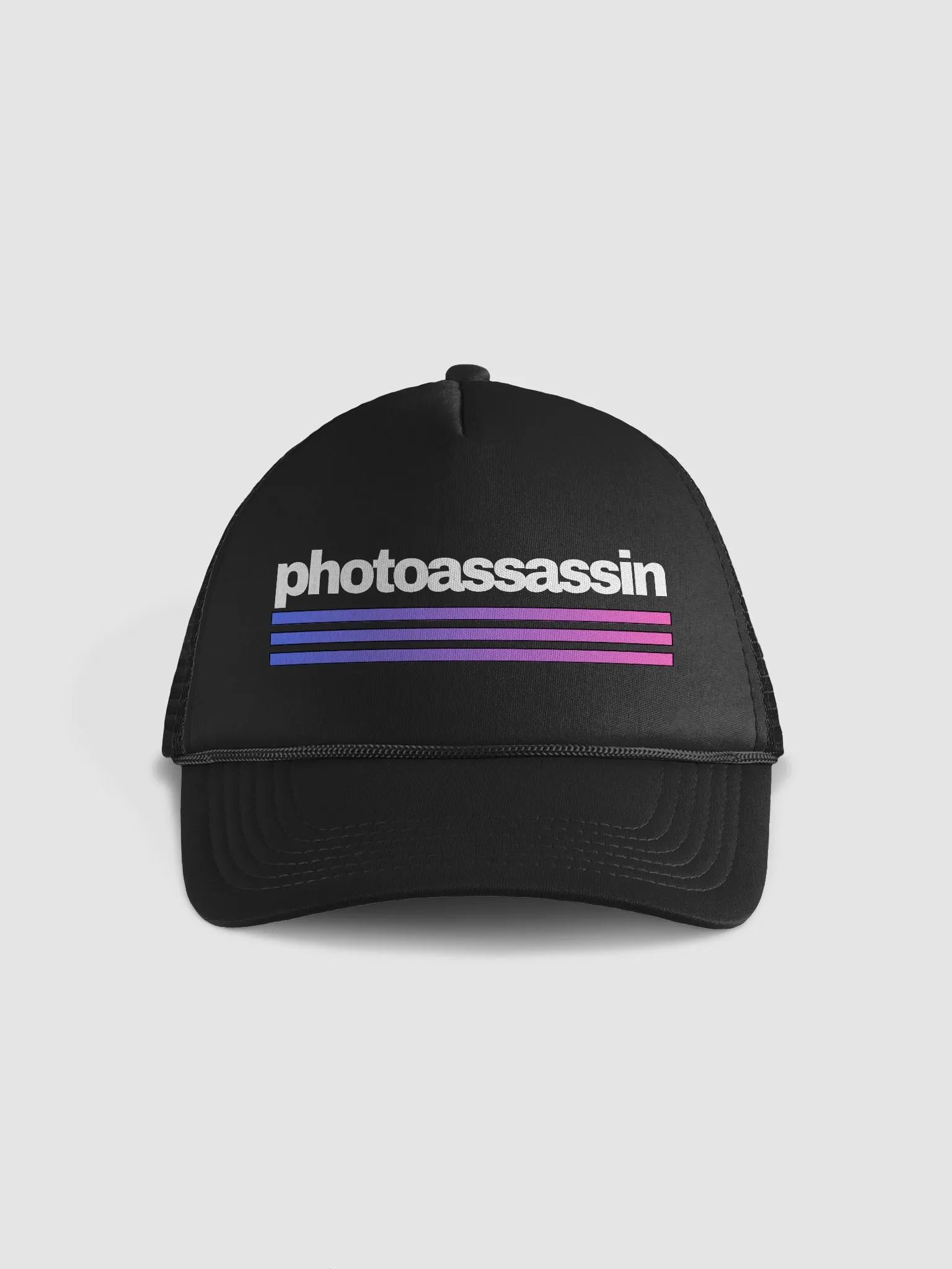 Three Stripe Photoassassin Trucker Hat product image (1)