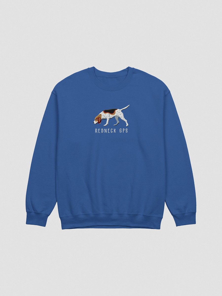 Redneck GPS Sweatshirt (Embroidered) of a Treeing Walker Coonhound product image (6)