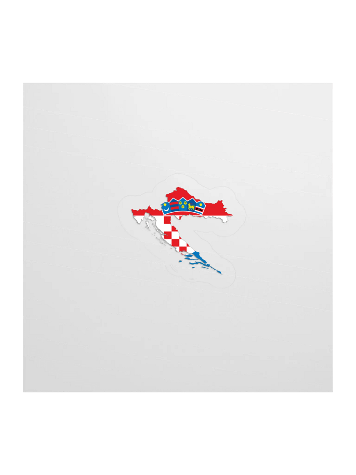 Croatian Flag Kiss Cut Stickers product image (3)