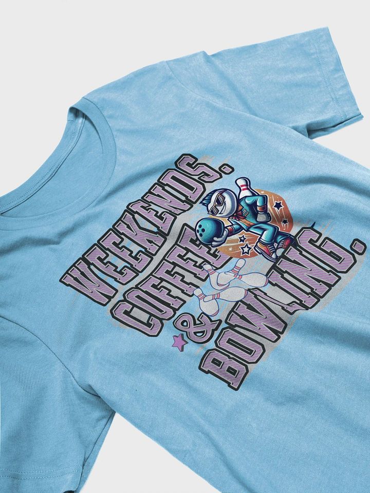 Weekends Coffee And Bowling Vibes Retro T-Shirt product image (38)