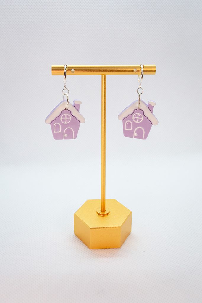 Pastel Gingerbread House: Purple product image (1)