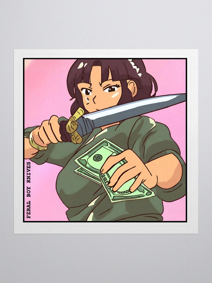 GET THE KNIFE STICKER product image (1)
