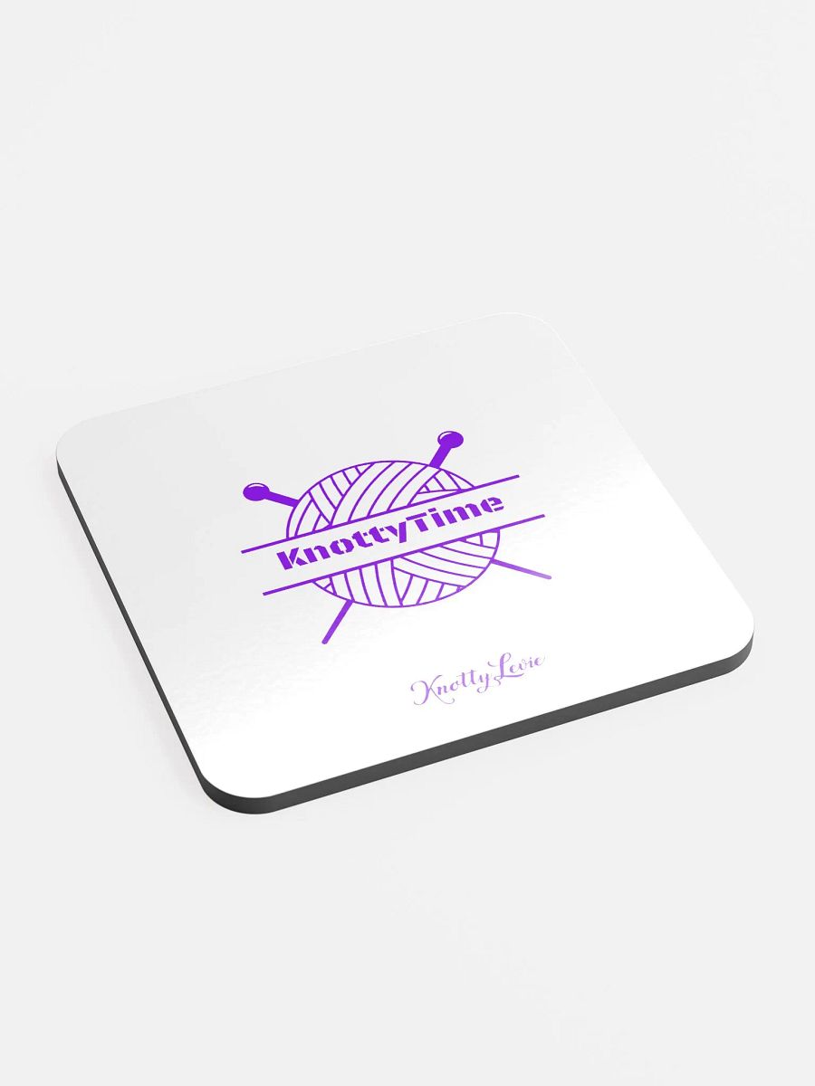 Knotty Time Glossed Cork Coaster product image (2)