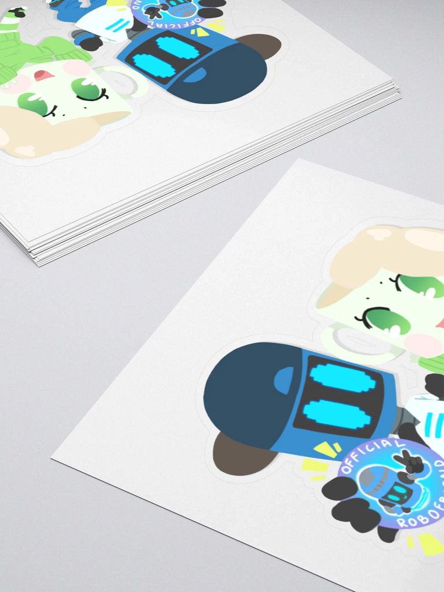 Chibi Don and Meg Official Robofriend Sticker product image (4)
