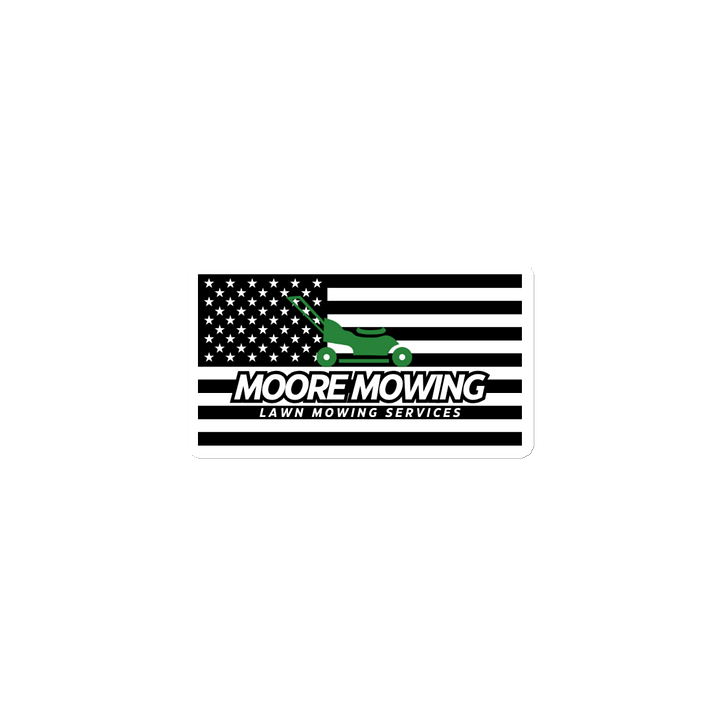 Moore Mowing Black&White USA Magnet product image (2)