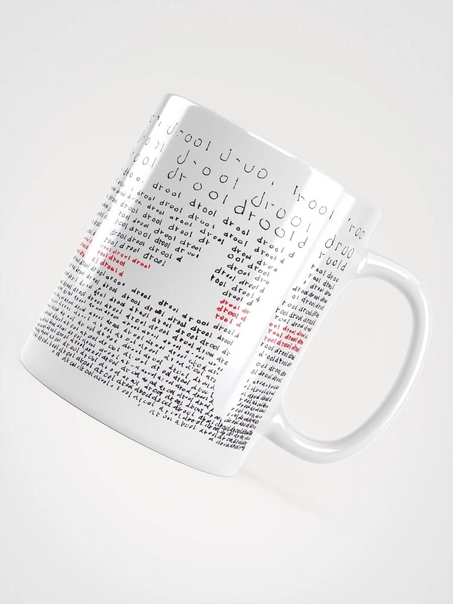 Drool White Glossy Mug product image (2)