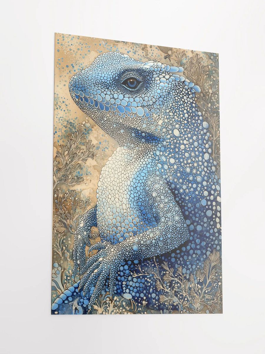 Mystical Lizard: Enchanted Forest Creature Art Print product image (2)