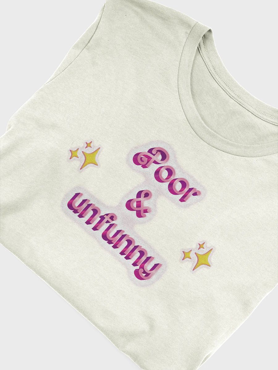 poor & unfunny Pastel Unisex Tee product image (5)