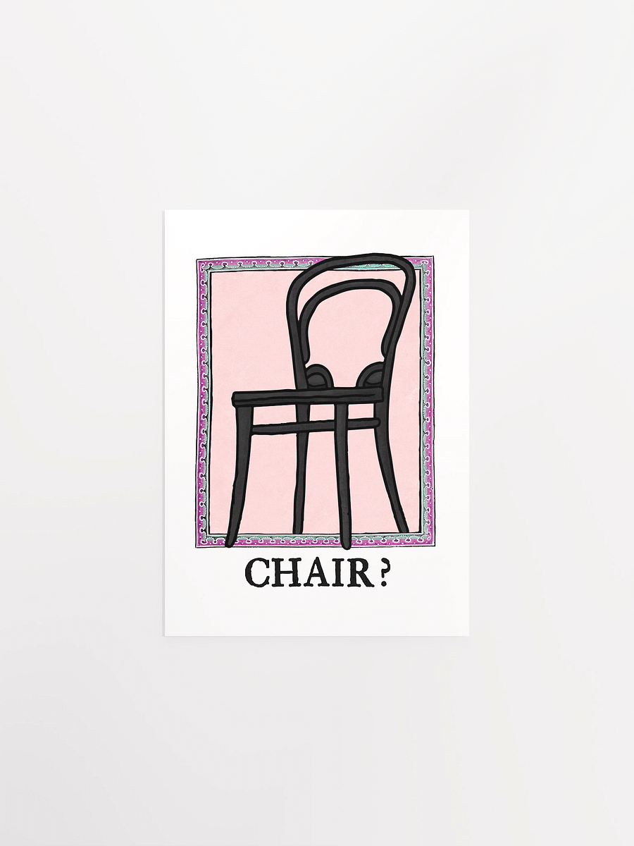 CHAIR? Poster product image (3)