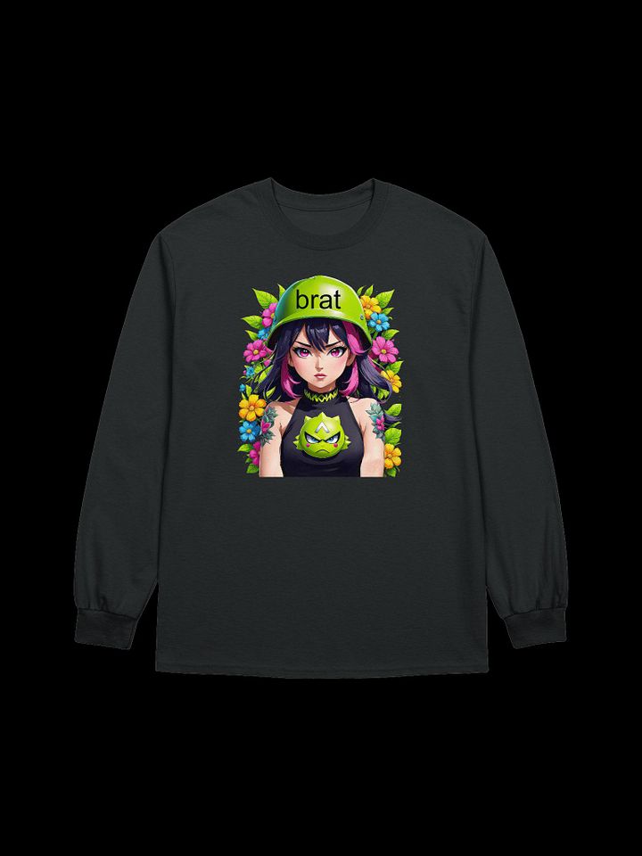 Brat Army Girl - Funny - Meme - Gildan Ultra Cotton Unisex Long Sleeve T-Shirt product image (2)