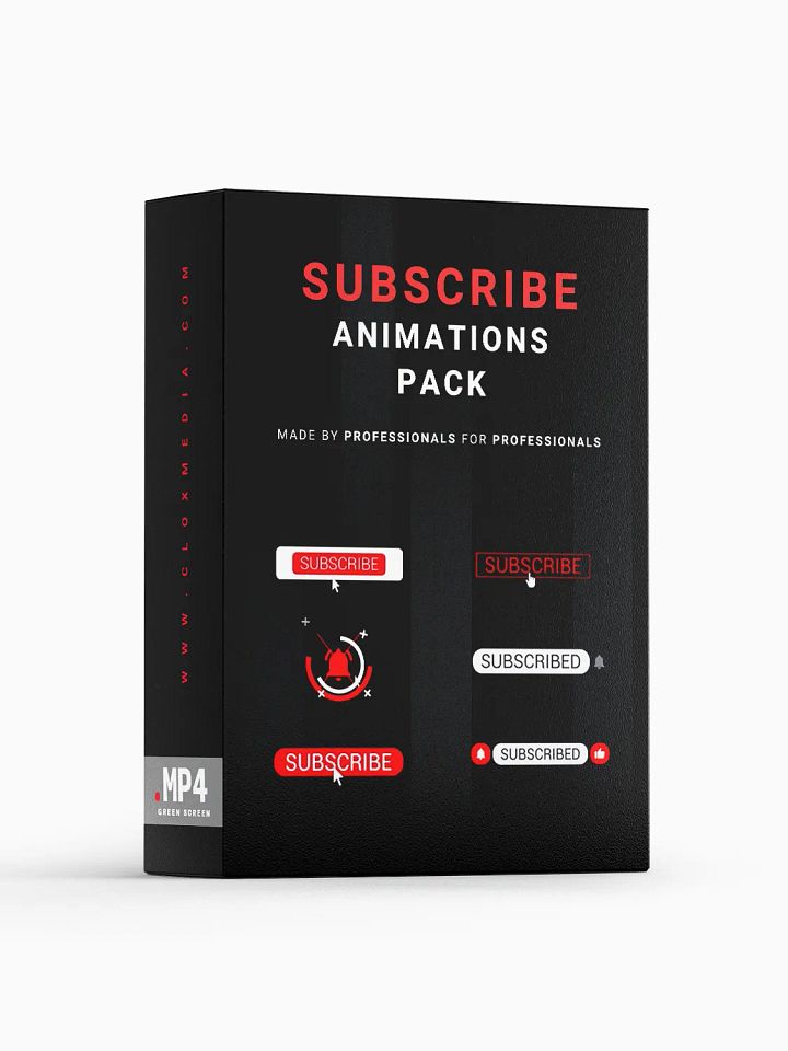Subscribe Animations Pack product image (1)