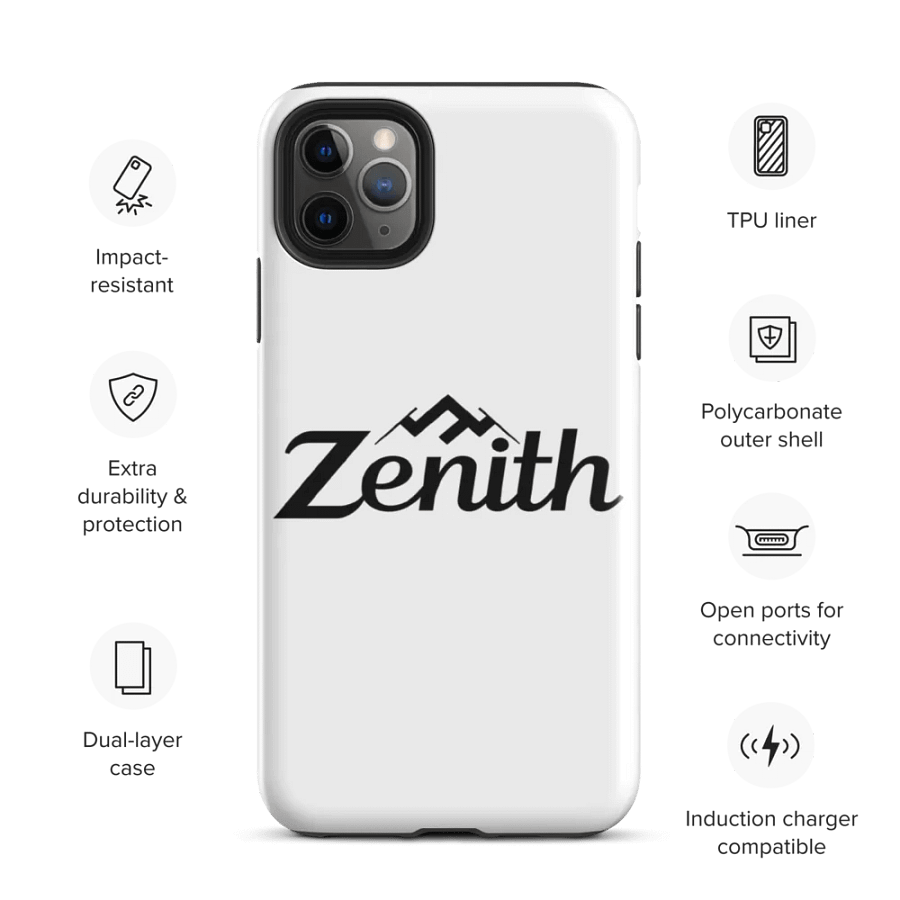 Exclusive Zenith Design White Tough Case for iPhone 11-16 - Premium Protection product image (4)