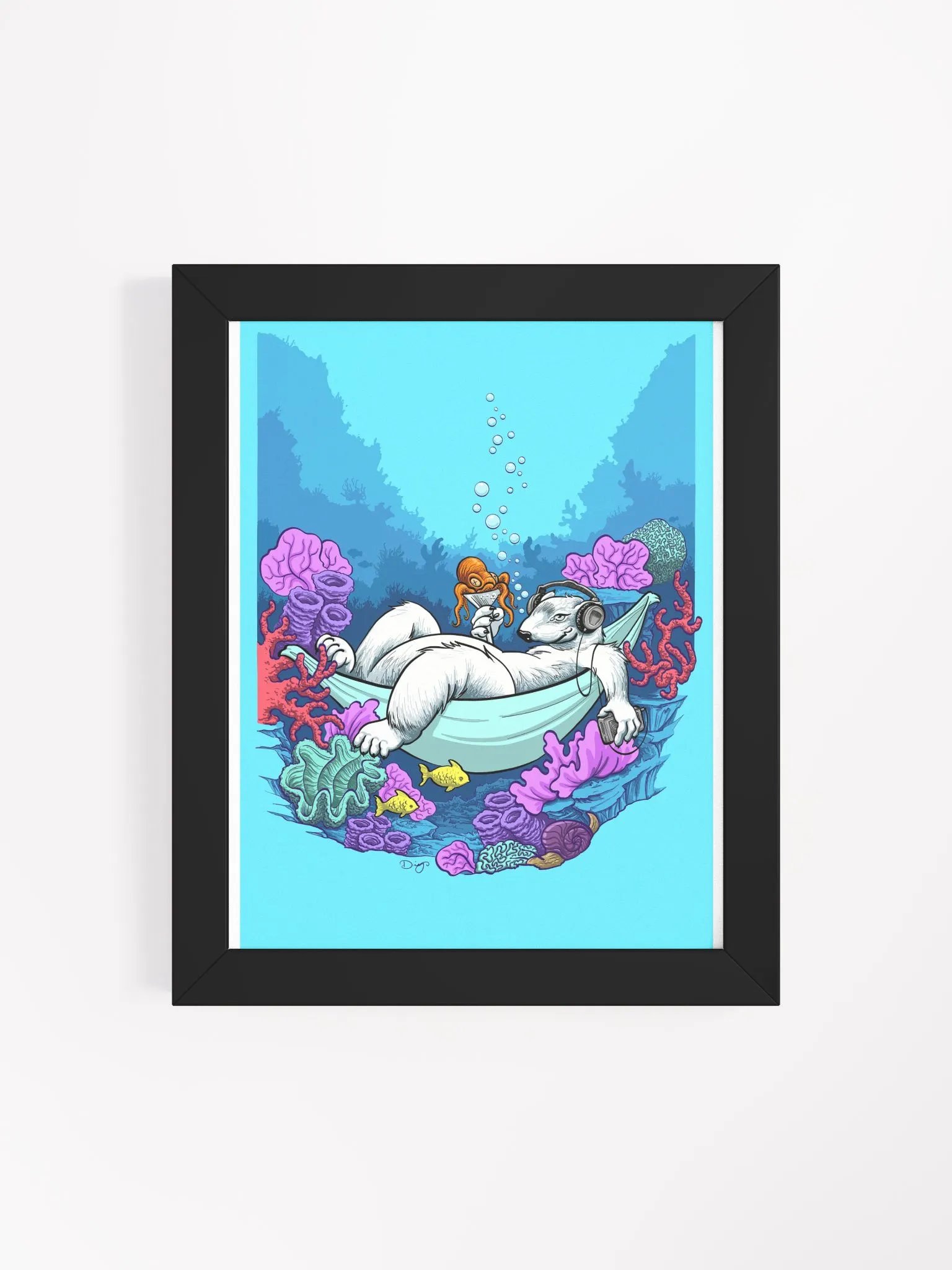 Polar Bear Reef Framed Print product image (24)
