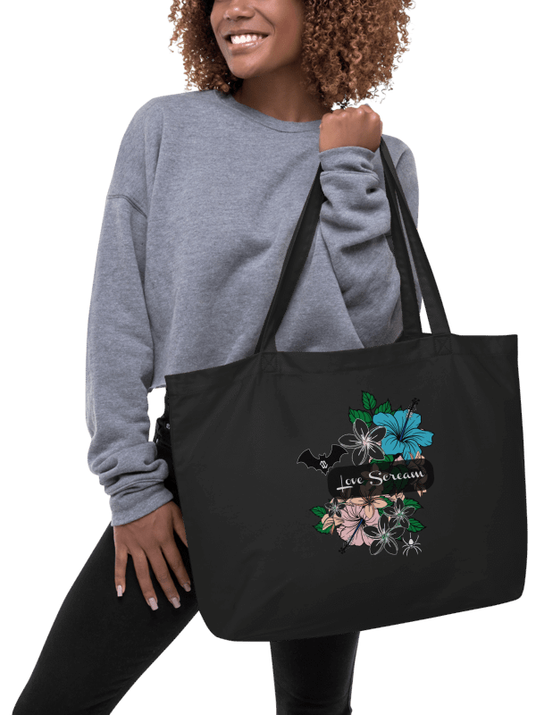 Organic Cotton Tote Bag Big, (HALLOWEEN LIMITED EDITION) product image (2)