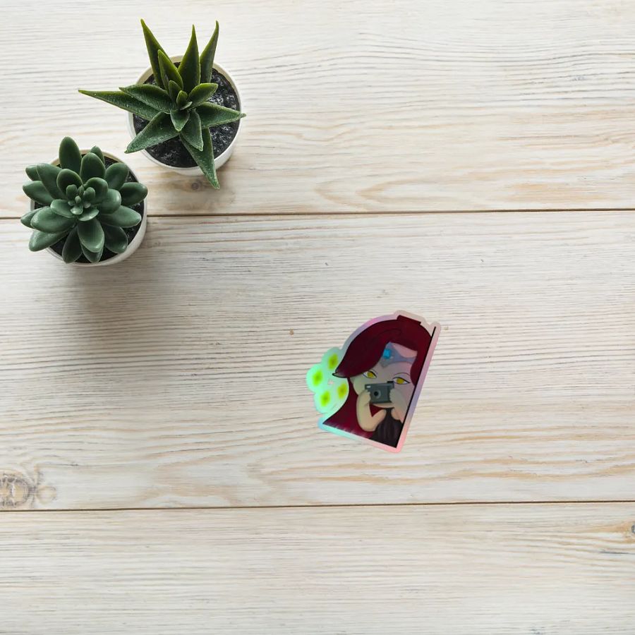 4k HOLOGRAPHIC STICKER product image (10)