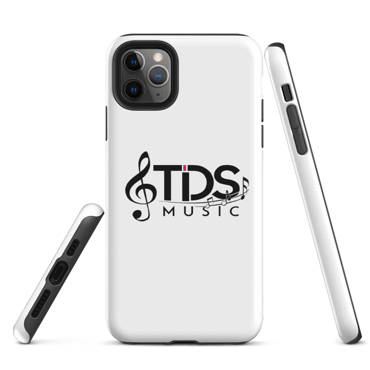Tough TDS Music White iPhone® Case product image (2)
