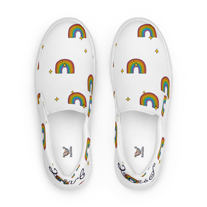 Love Rainbow Slip-On Canvas Shoes product image (1)