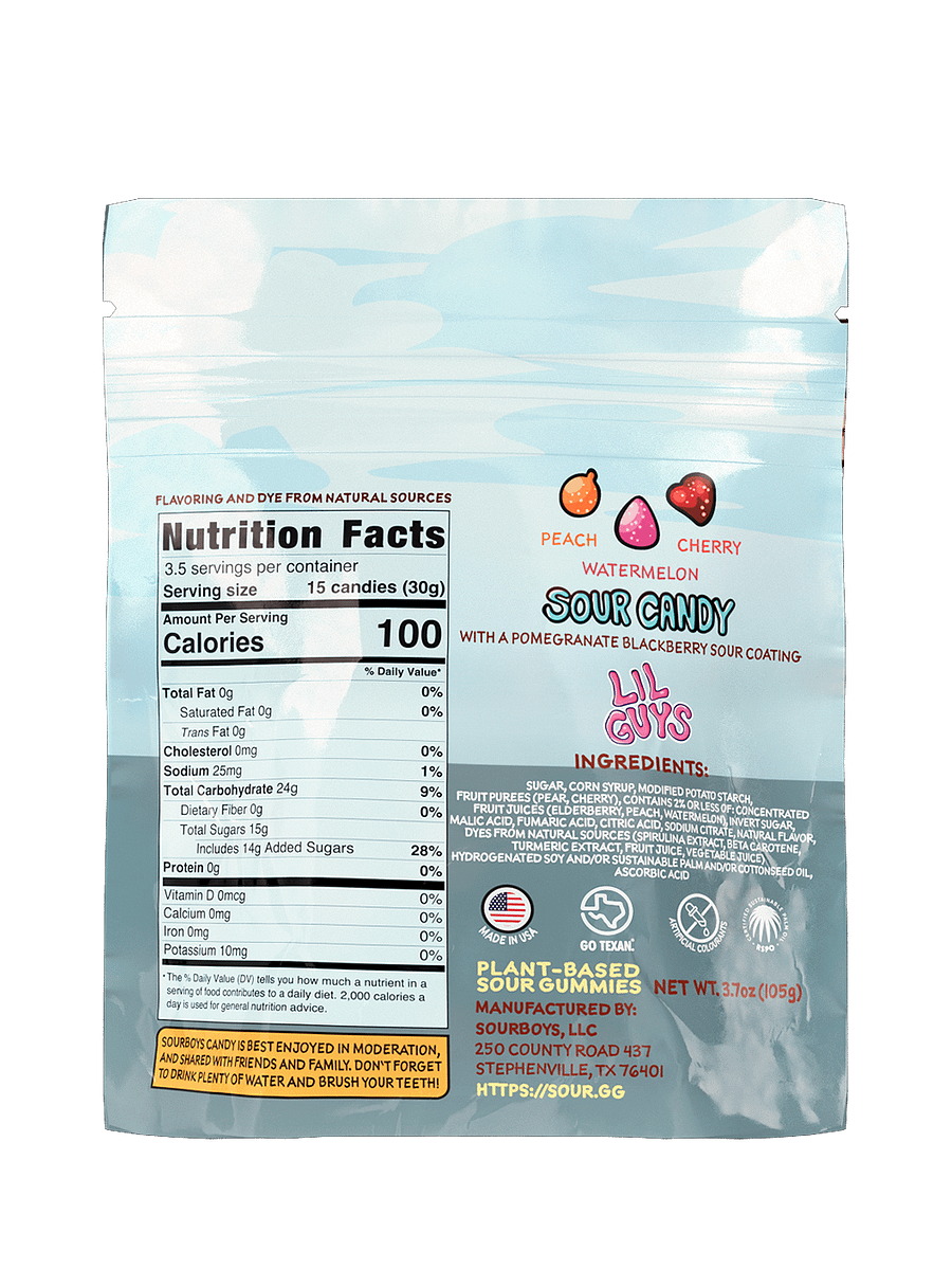 Pomegranate BlackBerry Sour Gummies - LilGuys product image (2)