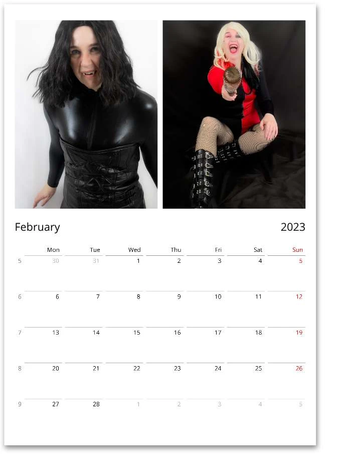 2023 TiaLaughs Cosplay Calendar product image (2)