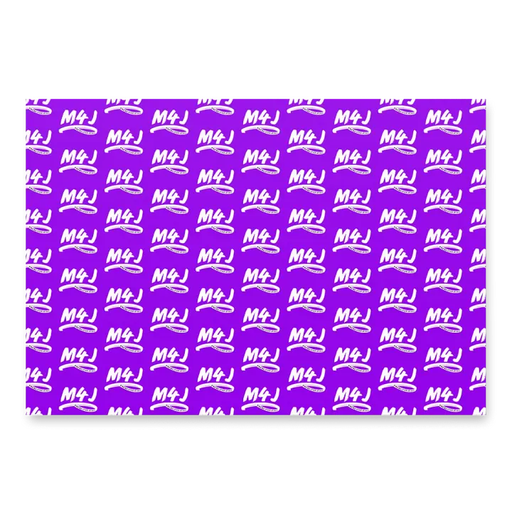M4J Logo Gift Wrapping Paper product image (2)