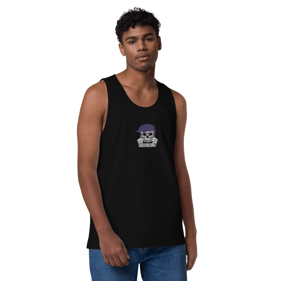Enigma Nation Cotton Heritage Men's Premium Tank Top (EMBRODERED) product image (19)