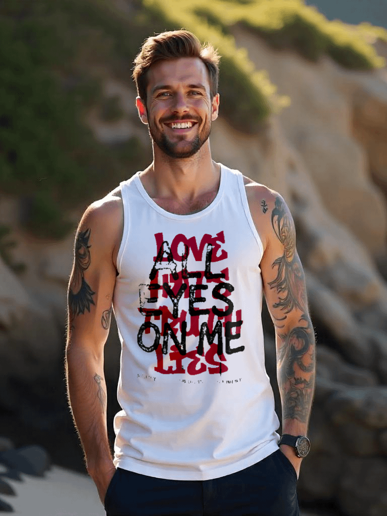 All Eyes On Me | Jersey Tank by Bella+Canvas product image (1)