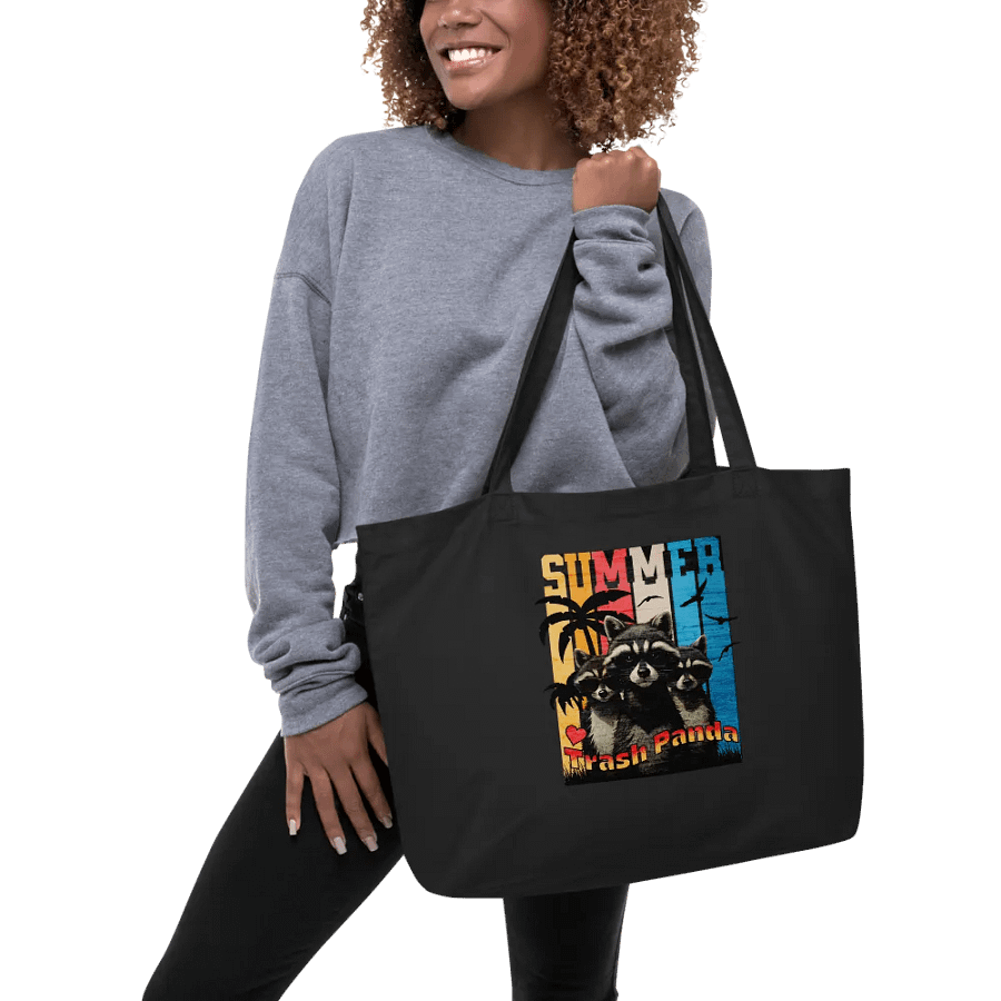 Summer Trash Panda Organic Cotton Tote product image (5)