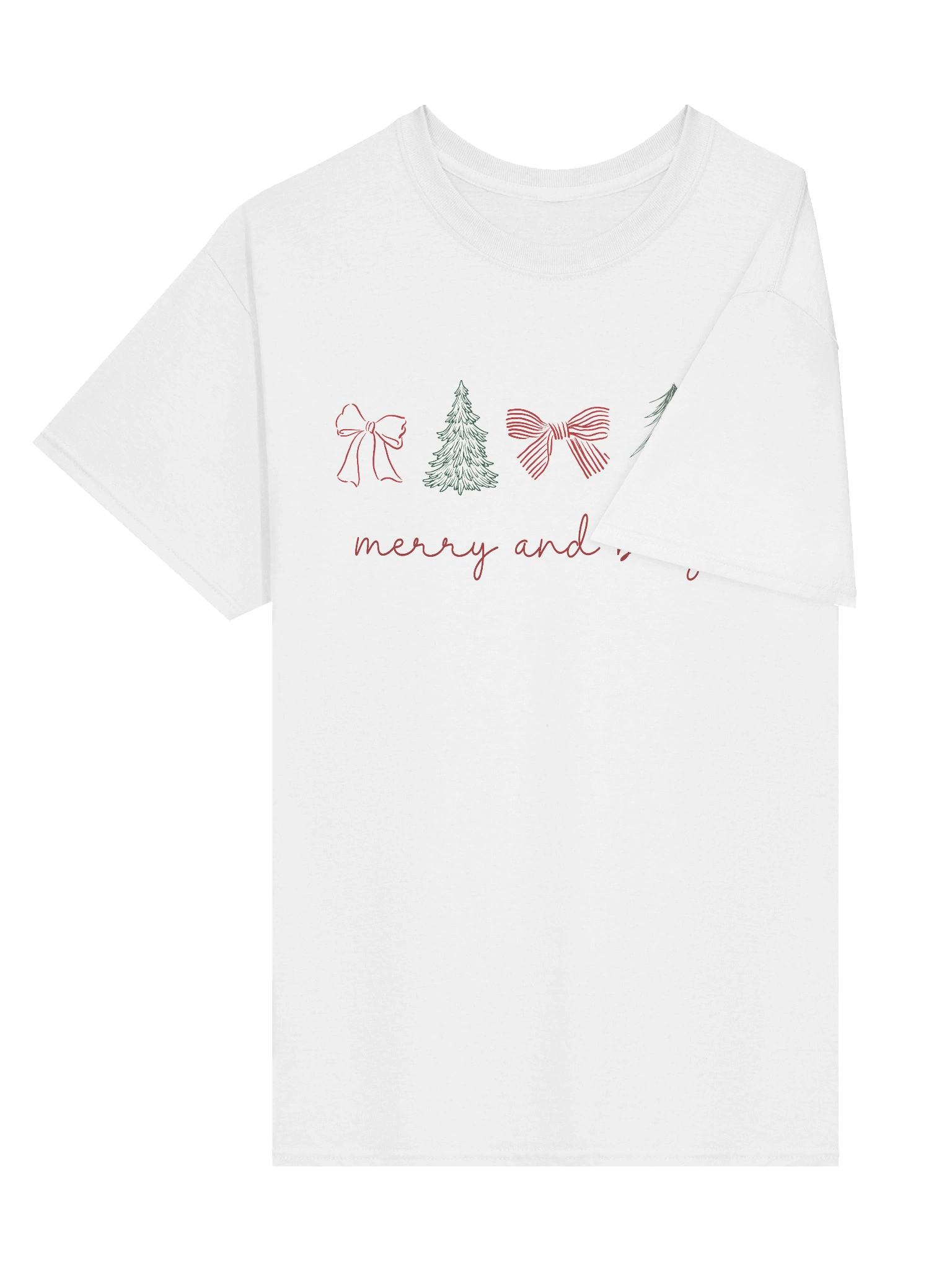 Merry and Bright Christmas T-Shirt product image (64)