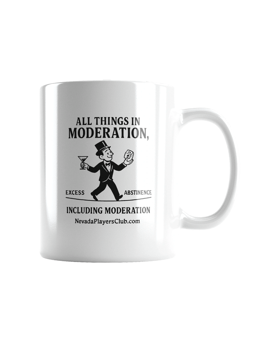 All Things in Moderation Mug - Tightrope Version product image (6)
