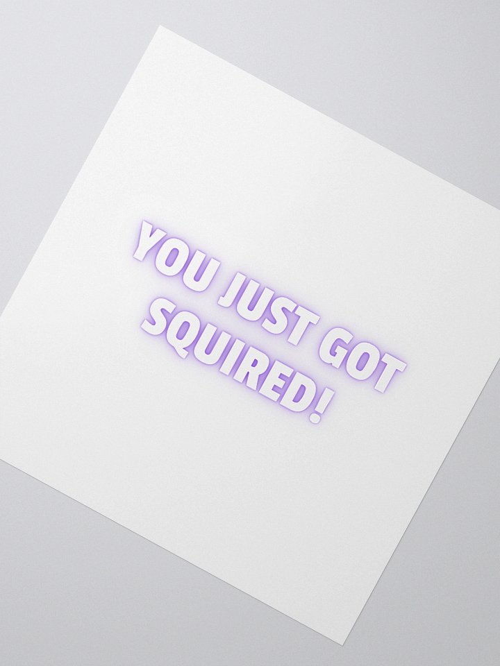 Squired Sticker product image (4)