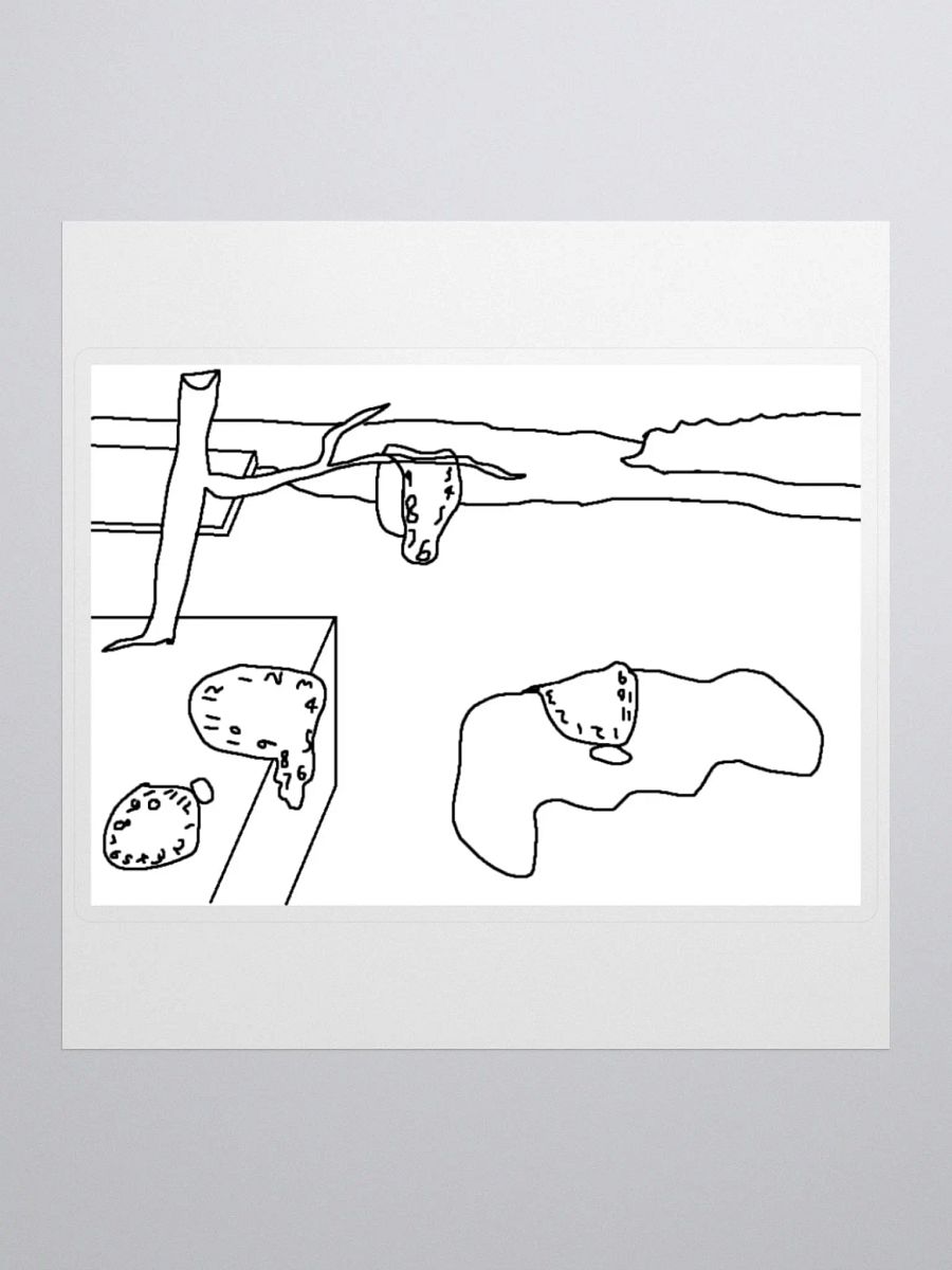 Persistence of Memory Sticker product image (1)