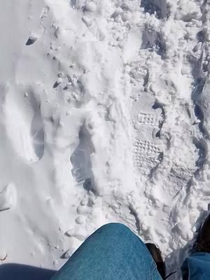 walking in the snow #snow #snowman #walking #snowchallenge 