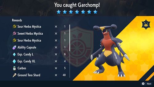 Obligatory Garchomp Raid post!  Some good rewards!  Pretty easy, beat it with Body Press Orthworm!  Hope everyones having a g...