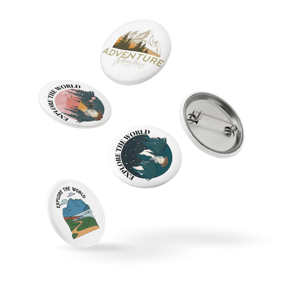 Mountain Adventure Pin Button Set product image (14)