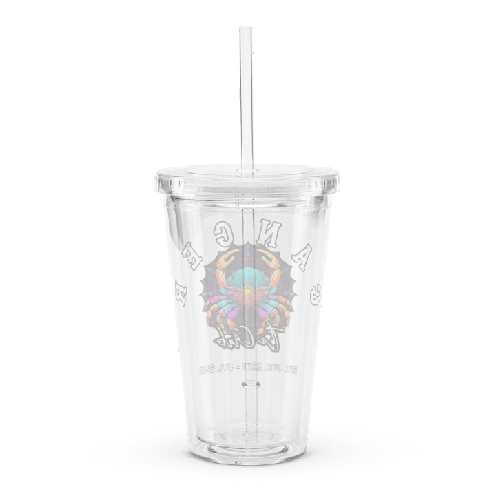 Cancer - Zodiac Double Wall Clear Plastic Tumbler product image (2)