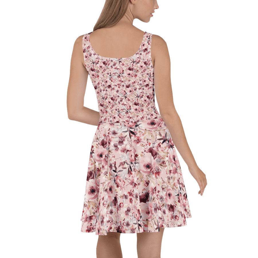 Pink Roses Garden Skater Dress product image (4)