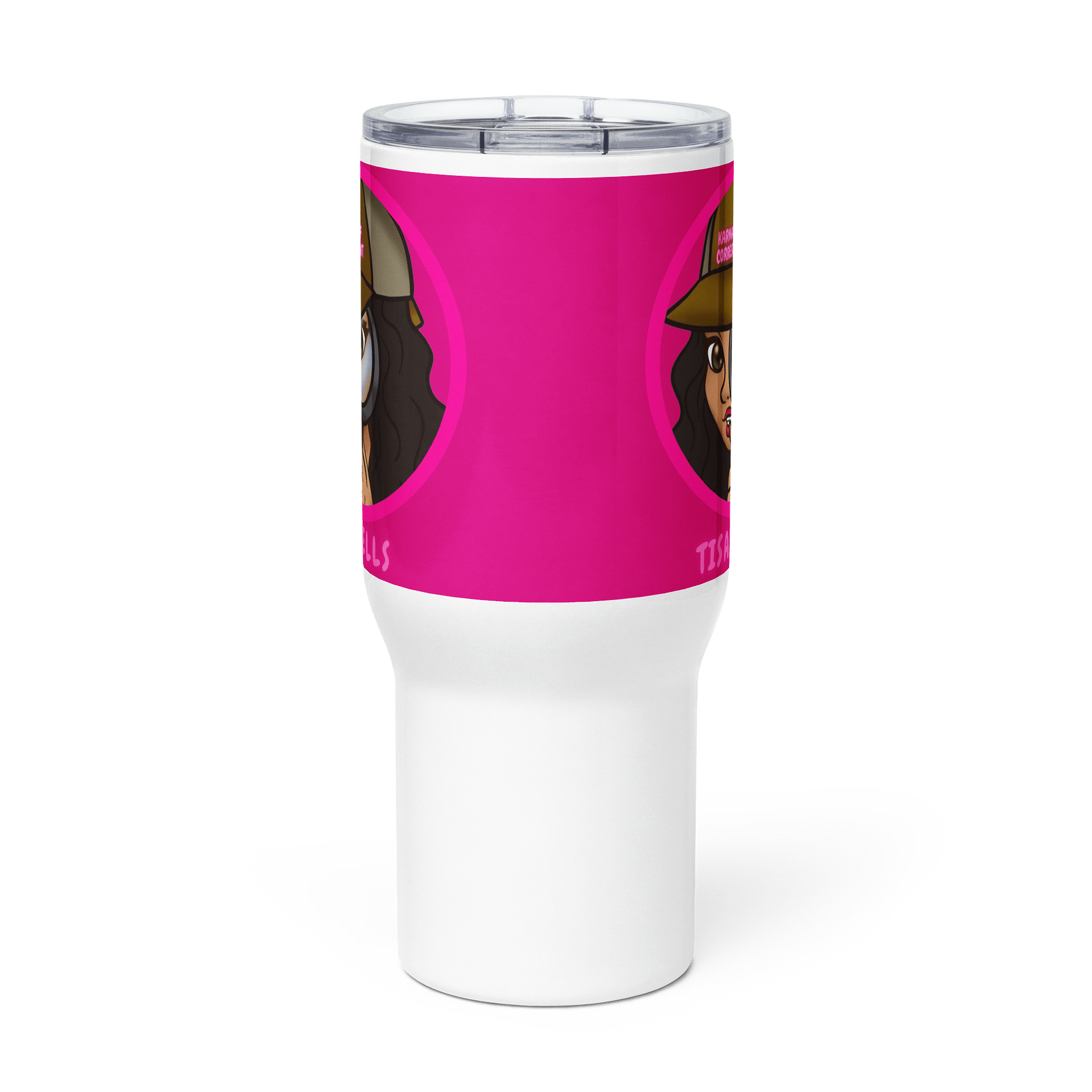 Pink Tisa Tells travel mug Cup product image (2)