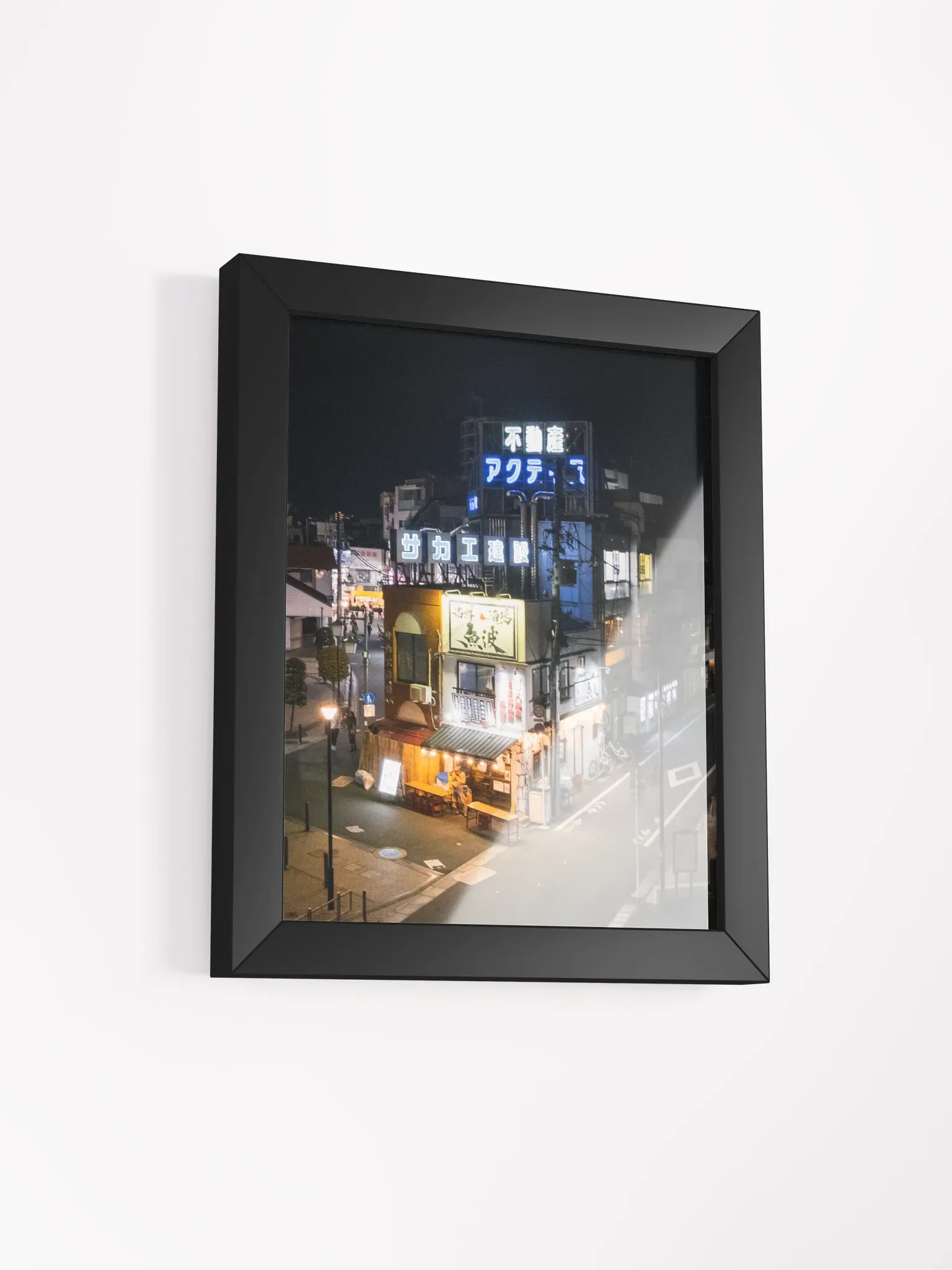 Shinamachi Lights and Shadows - framed photo product image (16)