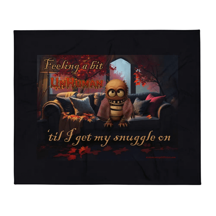 UnHuman snuggle throw blanket product image (1)
