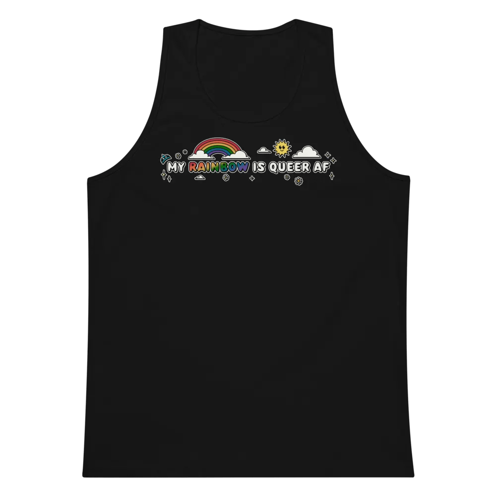 My Rainbow is Queer AF Tank Top product image (10)