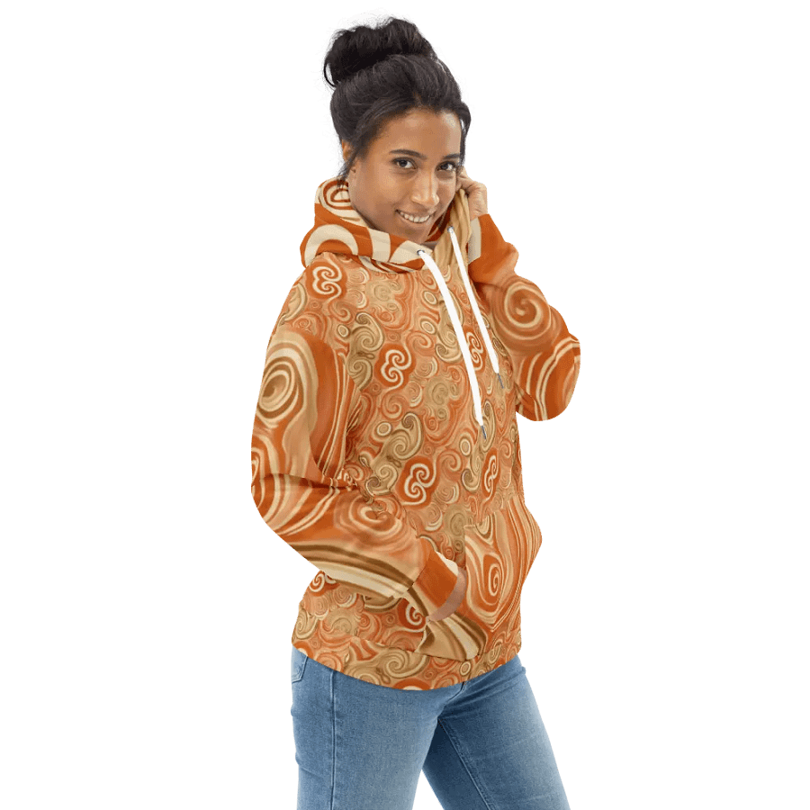 Funky Latte Liquid Tie-Dye Hoodie product image (8)