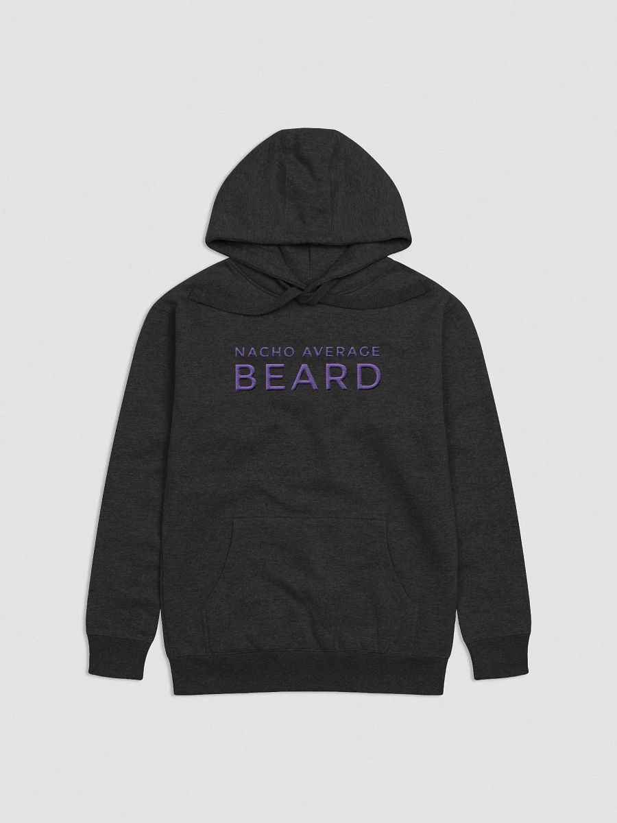 Men's Nacho Average Beard Hoodie (Purple Embroidery) product image (1)